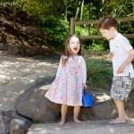 Wallis rolled ahead of me in her little tricycle, looking back at me skeptically, unsure of whether or not to trust this lady with a...