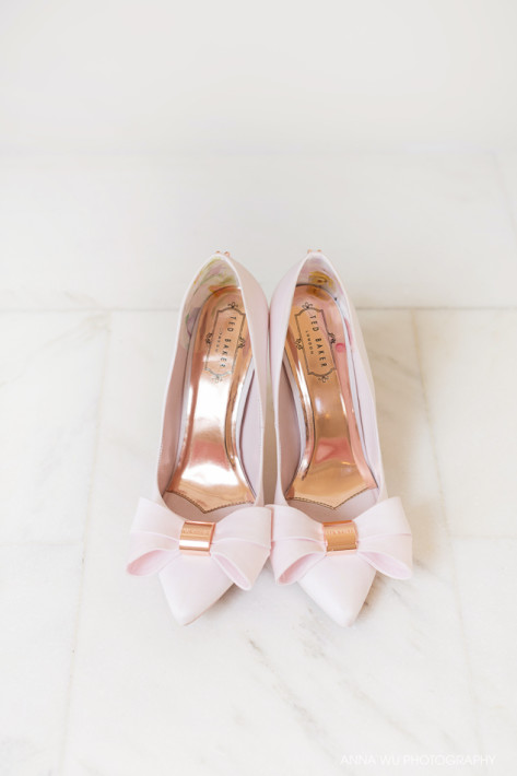 Tom Ford Pink Bow Pumps | Wedding Shoes | San Francisco City Hal