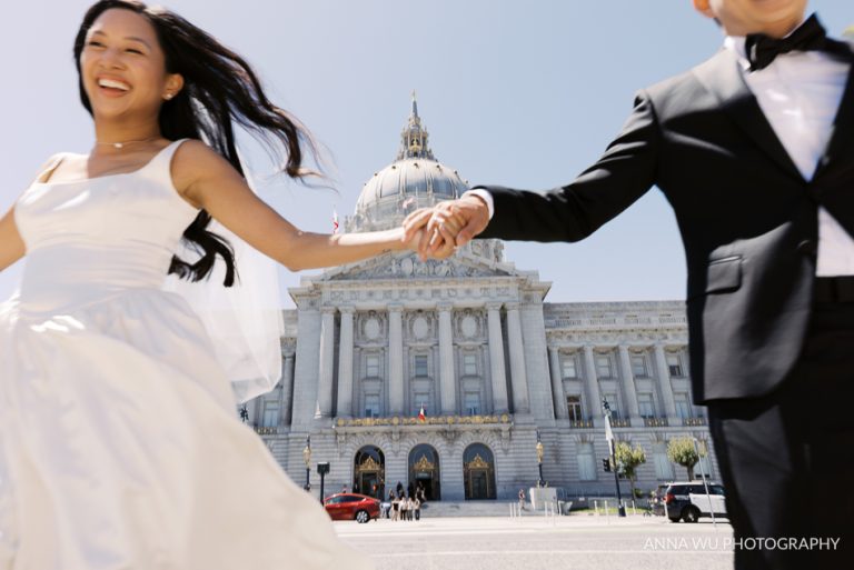 Victoria & Nick | SF City Hall Mayor’s Balcony Wedding